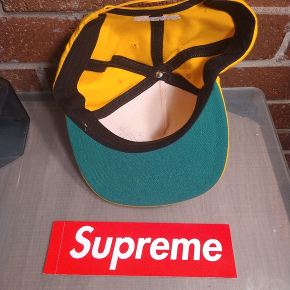 *SOLD* Supreme 456 yellow flat brim hat - Picture 7 of 9